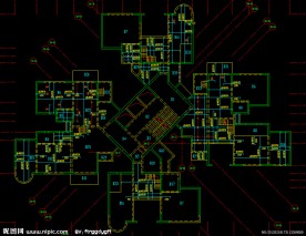 黄埔雅苑 标准层板配筋图