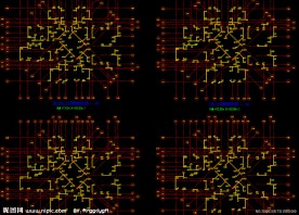 黄埔雅苑 住宅标高 墙及暗柱配筋图