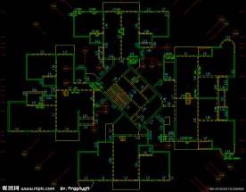 黄埔雅苑 标准层梁配筋图
