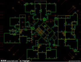 黄埔雅苑 标准层梁配筋图