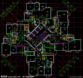 黄埔雅苑 住宅楼三十一层平面