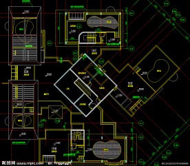 黄埔雅苑 住宅楼机房层平面