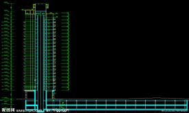 黄埔雅苑 住宅楼剖面图