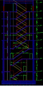 黄埔雅苑 筒体放大剖面图