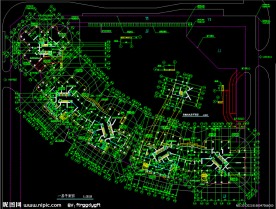 黄埔雅苑 一层平面图
