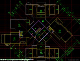 黄埔雅苑 5座住宅机房平面图