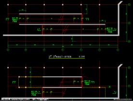 黄埔雅苑 地下一 二层坡道详图