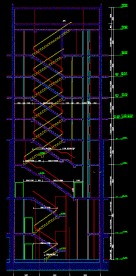 黄埔雅苑 管井剖面图