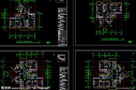 黄埔雅苑 单元放大平面图