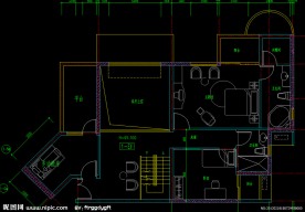 黄埔雅苑 标准层单元放大图