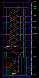 黄埔雅苑 管井剖面图