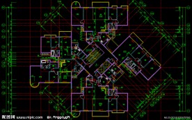 黄埔雅苑 5座住宅楼二十一层平面
