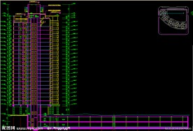 黄埔雅苑 住宅楼剖面图