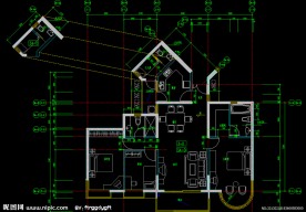 黄埔雅苑 住宅单元放大图