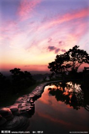 山泉霞影(非高清)