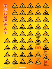 交通安全标识大全