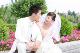 美女婚纱