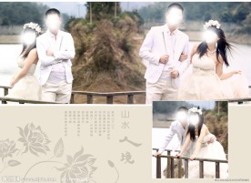 婚纱照模版