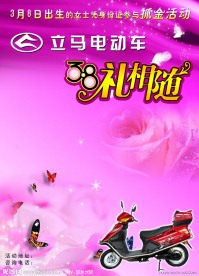 立马电动车宣传彩页