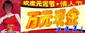 雅芳元宵节海报