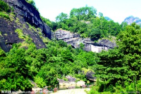 山壁 小溪