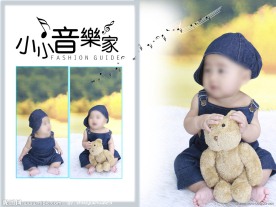 儿童照片模板