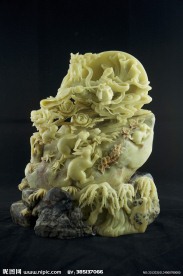 青田石雕嫦娥奔月