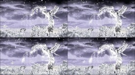 水晶树背景视频