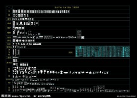 高级CAD平面立面图库