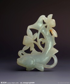 玉器 连年有余挂件