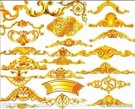 黄金花边