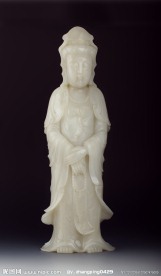 玉器 玉观音
