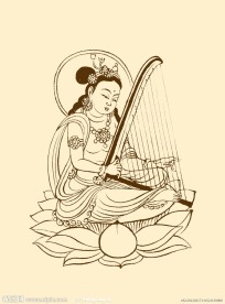 莫高窟172窟 盛唐 菩萨伎乐