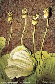 彩色花纹玻璃纹理材质贴图