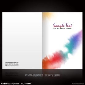 时尚画册封面设计模板下载