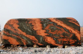 奇石 织锦的范本