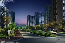 路灯效果图背景用图（合层）