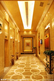 酒店大堂过道