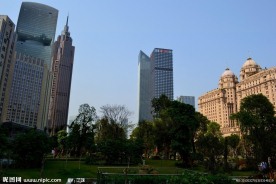 广州珠江新城城市绿化