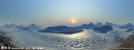 夕阳山水