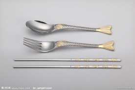 半镀金餐具套装