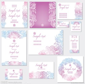 古典花纹边框 卡片