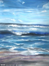 沙滩海浪