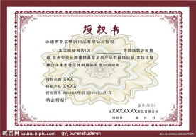 网络授权书模板