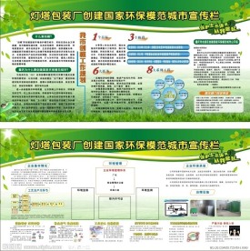 环保展板