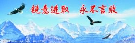 学校展板 学校背景墙