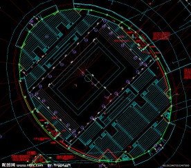 师范大学体育馆 三层空调配电平面