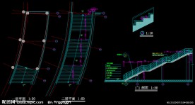 师范大学体育馆 辛楼梯详图