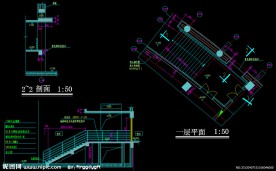 师范大学体育馆 葵楼梯详图