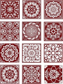 中国花纹 隔断花边